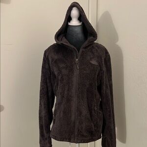 Women’s Northface Cozy Hooded Fleece Jacket - Brown
